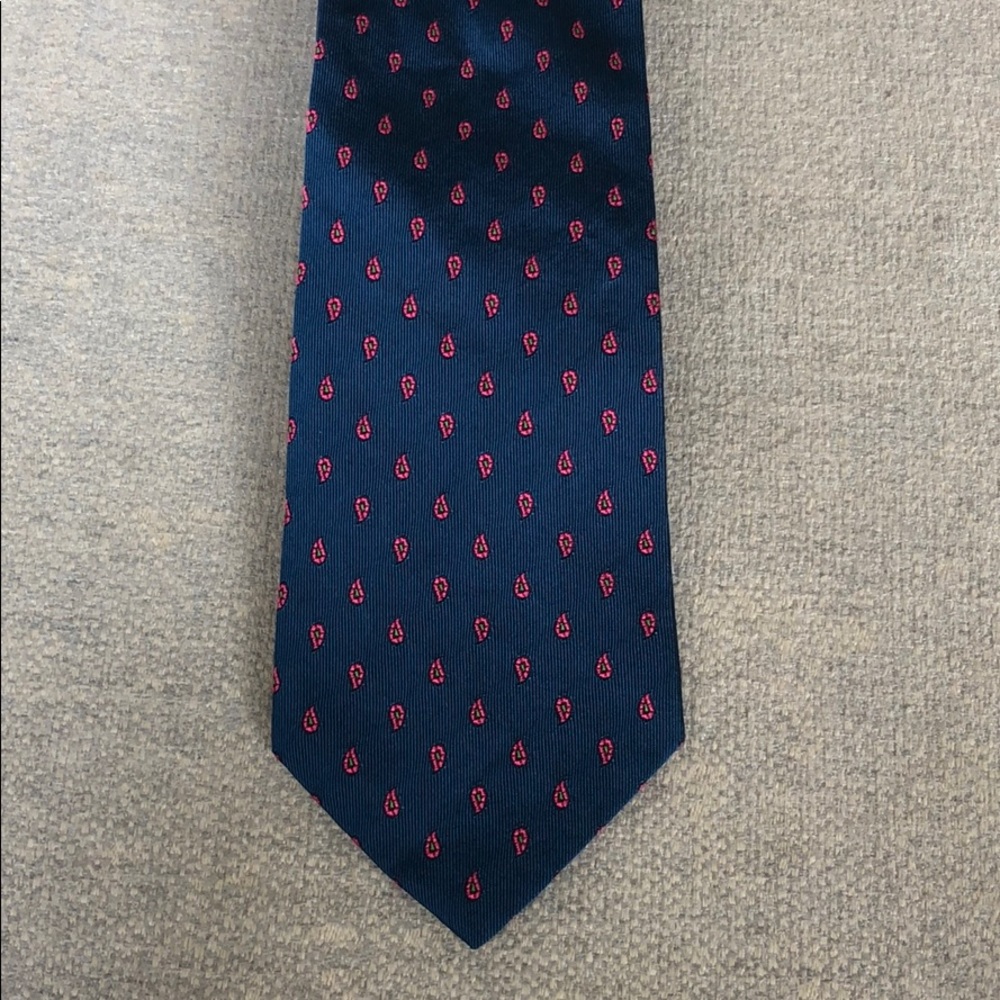 Etro Paisley Blue Silk Tie
